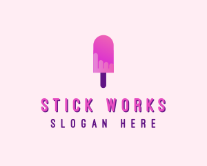 Stick - Ice Cream Popsicle logo design