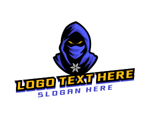 Hood - Ninja Gaming Player logo design