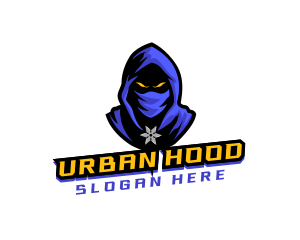 Hood - Ninja Gaming Player logo design