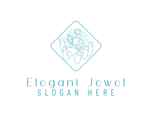 Luxury Jeweler Hand logo design