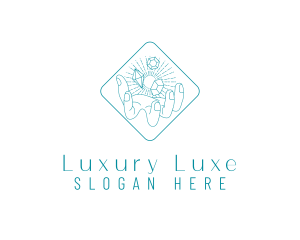 Luxury Jeweler Hand logo design