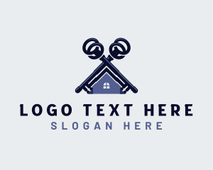 Mortgage - Residential Property Key logo design