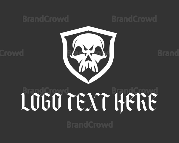 Gaming Skull Head Logo