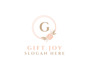 Bride Flower Event Organizer logo design