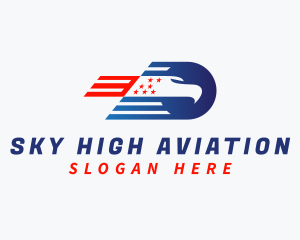 Aviation - Eagle Aviation Bird logo design