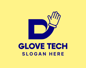 Glove - Hand Glove Wave D logo design