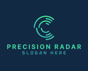 Radar - Professional Company Letter C logo design