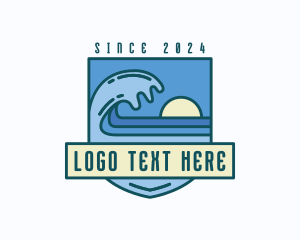 Waves - Coast Sea Surfing logo design