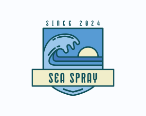 Coast Sea Surfing logo design