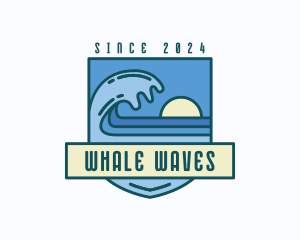 Coast Sea Surfing logo design