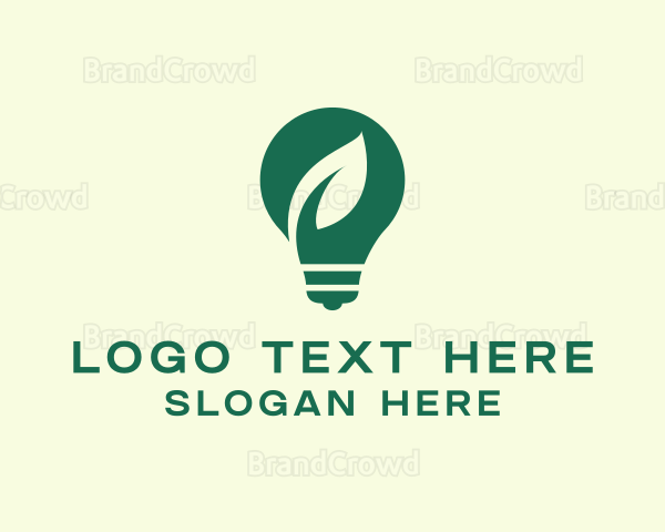 Eco Electric Lightbulb Logo