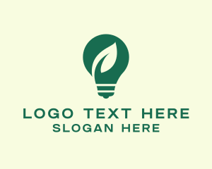 Electrical - Eco Electric Lightbulb logo design