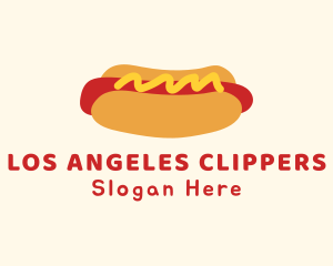 Hot Dog Snack Sandwich Logo