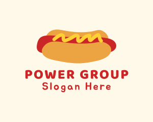 Hot Dog Snack Sandwich Logo