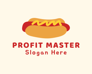 Hot Dog Snack Sandwich Logo