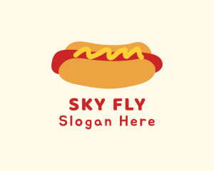 Hot Dog Snack Sandwich Logo