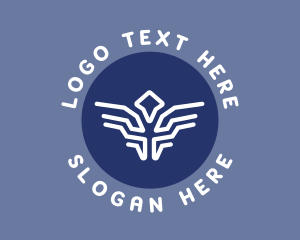 Airforce - Aviation Tribal Bird logo design