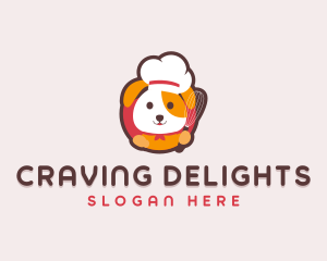 Craving - Chef Dog Whisk logo design
