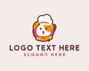 Restaurant - Chef Dog Whisk logo design