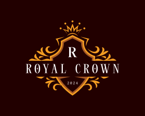 Shield Crown Crest  logo design