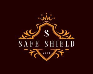 Shield Crown Crest  logo design