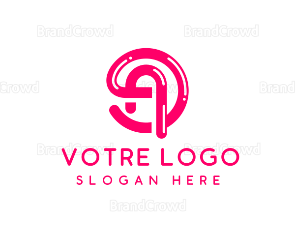 Creative Entertainment Initial Letter A Logo