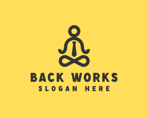 Employee Yoga Meditation logo design