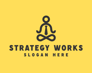 Employee Yoga Meditation logo design