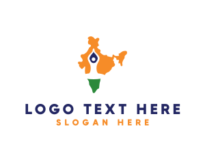 Geography - India Human Meditation logo design