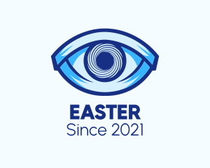 Eagle Eye - Blue Hypnosis Eye logo design