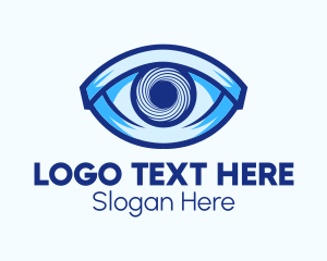 Blue Hypnosis Eye Logo