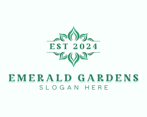 Nature Leaves Gardening logo design