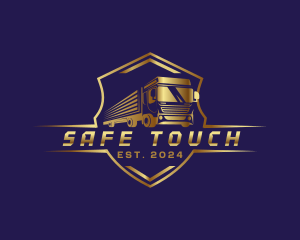 Truck Shipping Delivery logo design