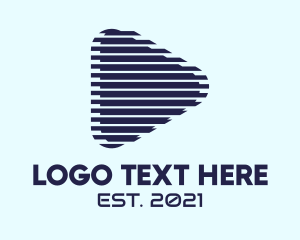 Youtuber - Digital Media Player logo design