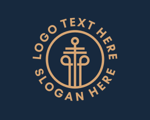 Badge - Law Office Column logo design