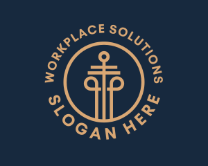 Office - Law Office Column logo design