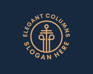 Law Office Column  logo design