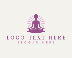 Meditation - Spiritual Human Meditation logo design