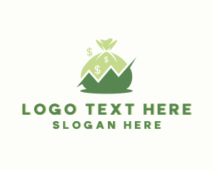Dollar - Money Bag Savings logo design