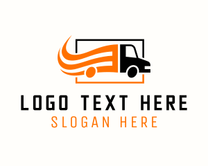 Trailer Truck - Express Delivery Tuck logo design