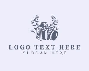 Vintage - Floral Photography Studio logo design