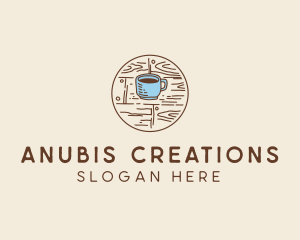 Coffee Cup Sketch logo design