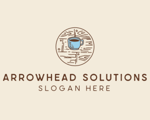 Coffee Cup Sketch logo design