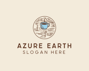 Coffee Cup Sketch logo design