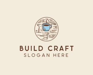 Coffee Cup Sketch logo design