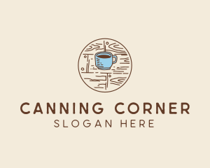 Coffee Cup Sketch logo design