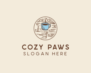 Coffee Cup Sketch logo design