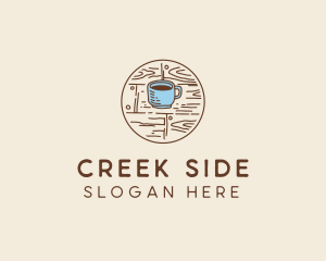 Coffee Cup Sketch logo design