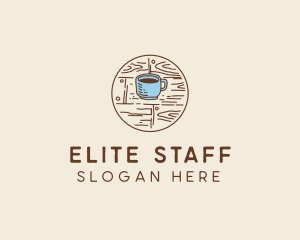 Coffee Cup Sketch logo design