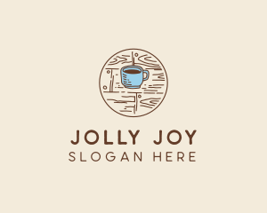 Coffee Cup Sketch logo design